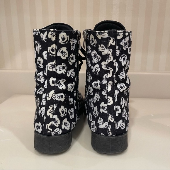 Disney Mickey Mouse Printed Zippered Ankle Boots - Picture 7 of 16